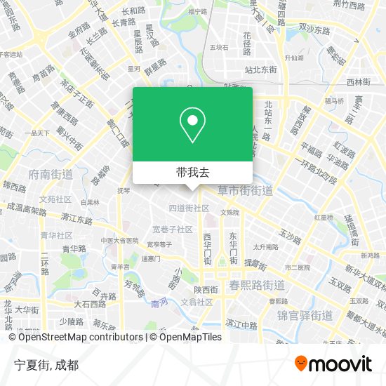 宁夏街地图