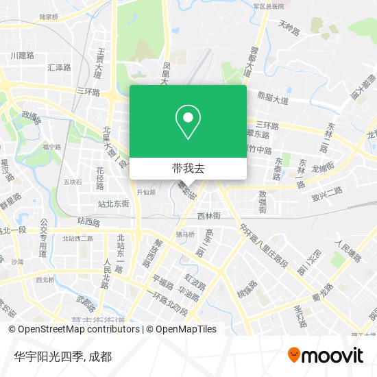 华宇阳光四季地图