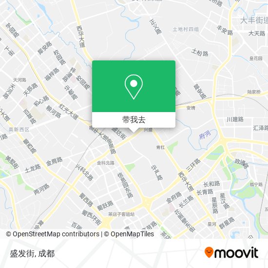 盛发街地图