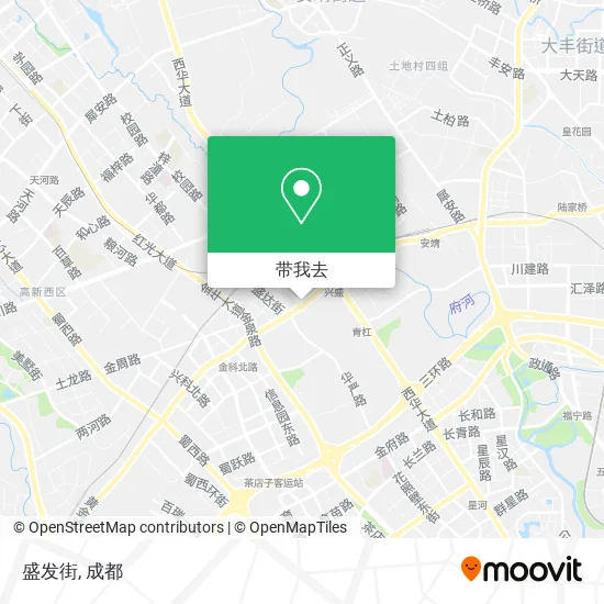 盛发街地图