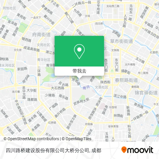 四川路桥建设股份有限公司大桥分公司地图