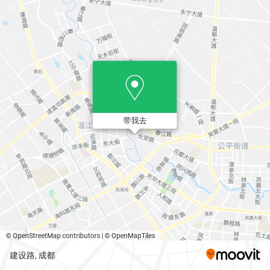 建设路地图