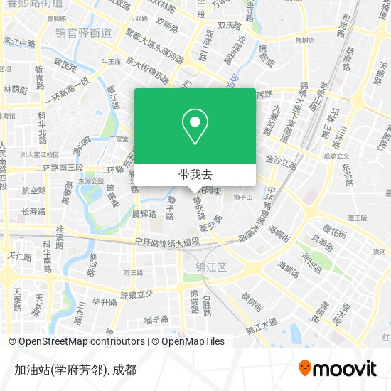 加油站(学府芳邻)地图
