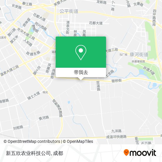 新五欣农业科技公司地图
