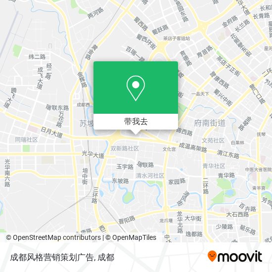 成都风格营销策划广告地图