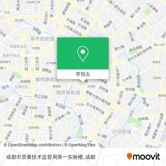 成都市质量技术监督局第一实验楼地图