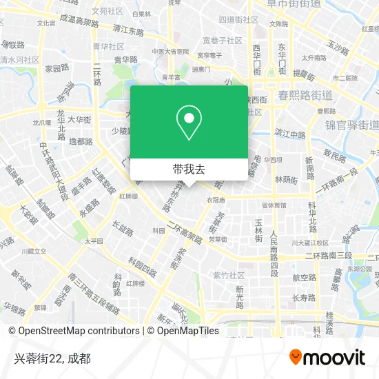 兴蓉街22地图