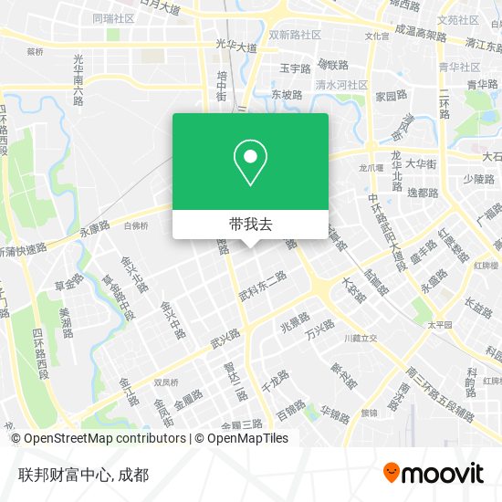 联邦财富中心地图