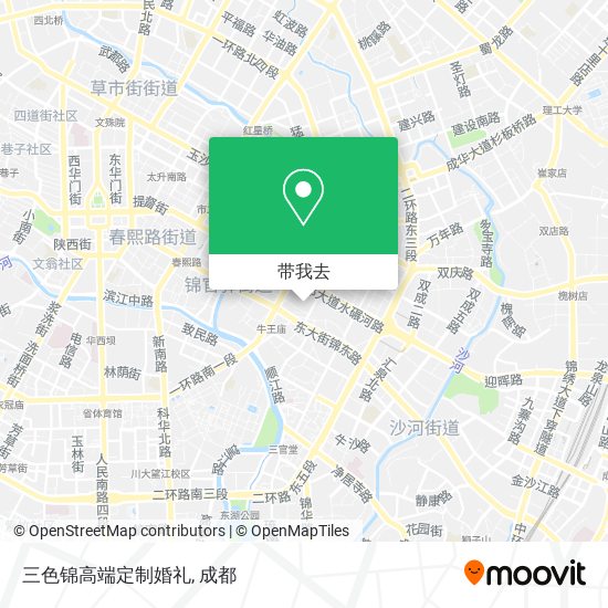 三色锦高端定制婚礼地图