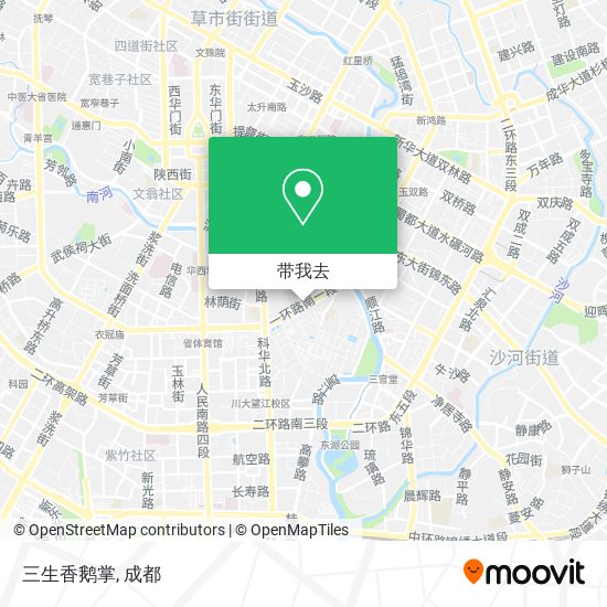 三生香鹅掌地图