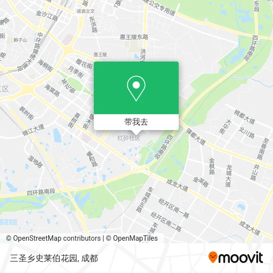 三圣乡史莱伯花园地图