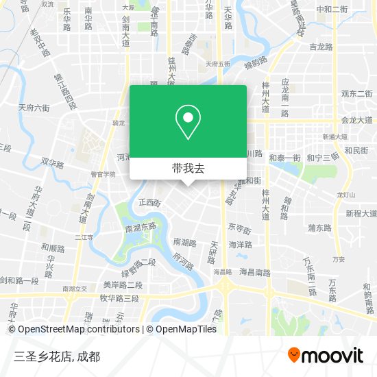 三圣乡花店地图