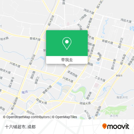 十六铺超市地图