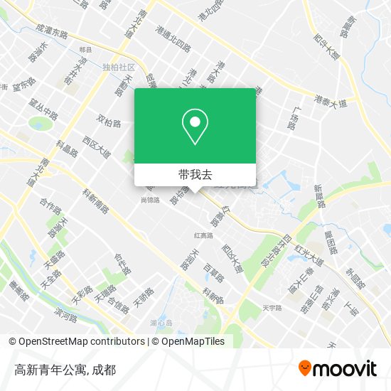 高新青年公寓地图