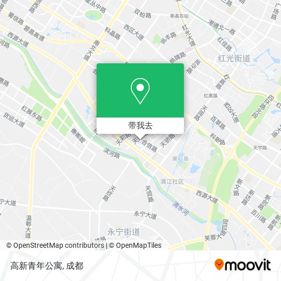 高新青年公寓地图