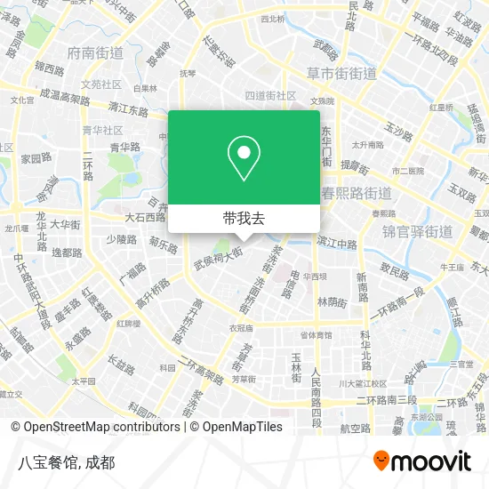 八宝餐馆地图