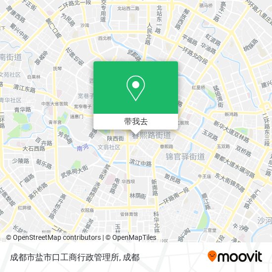 成都市盐市口工商行政管理所地图