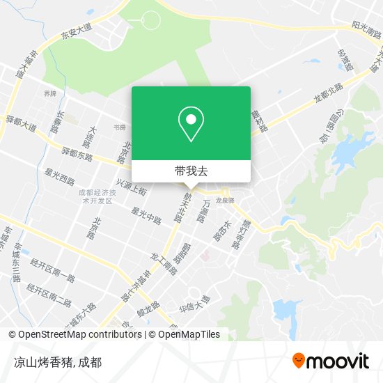 凉山烤香猪地图