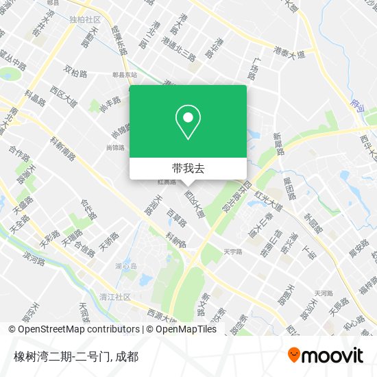 橡树湾二期-二号门地图