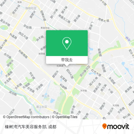 橡树湾汽车美容服务部地图
