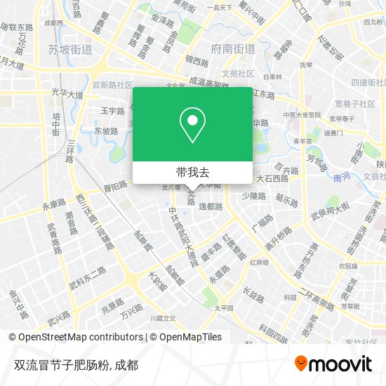 双流冒节子肥肠粉地图