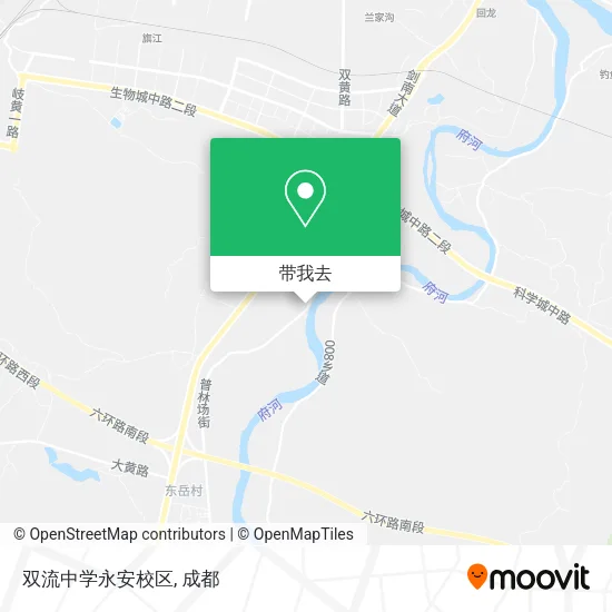 双流中学永安校区地图