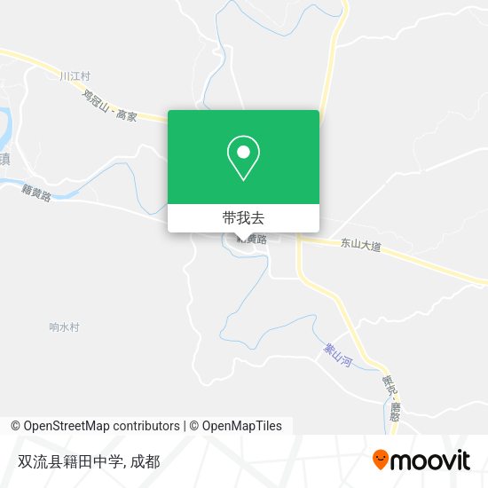 双流县籍田中学地图