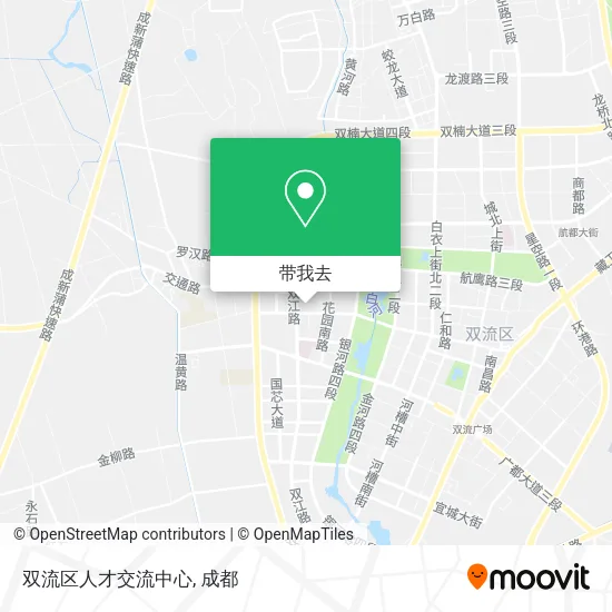 双流区人才交流中心地图