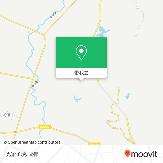 光梁子埂地图