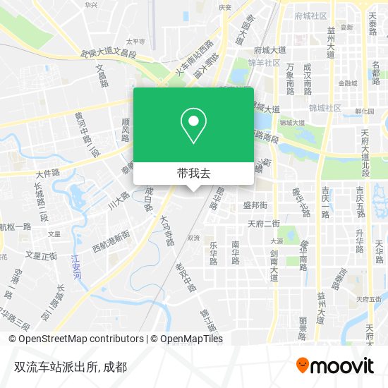 双流车站派出所地图