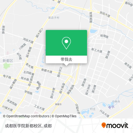 成都医学院新都校区地图