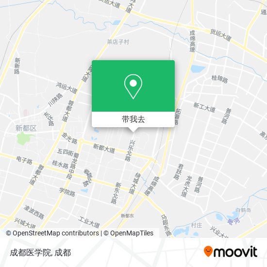 成都医学院地图