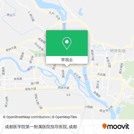 成都医学院第一附属医院指导医院地图