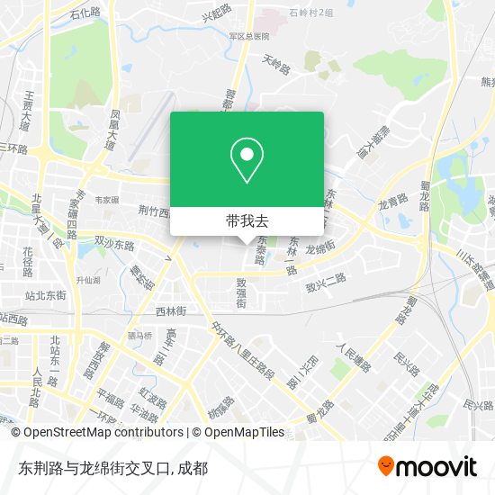 东荆路与龙绵街交叉口地图