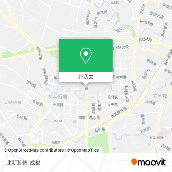 北新装饰地图
