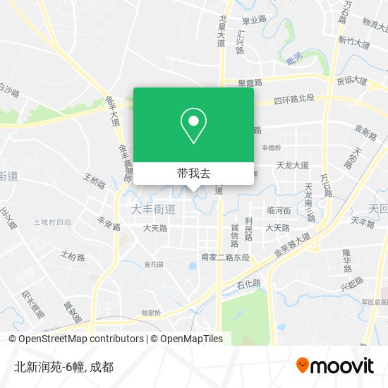 北新润苑-6幢地图