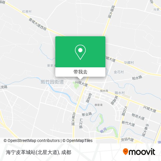 海宁皮革城站(北星大道)地图