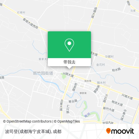 波司登(成都海宁皮革城)地图