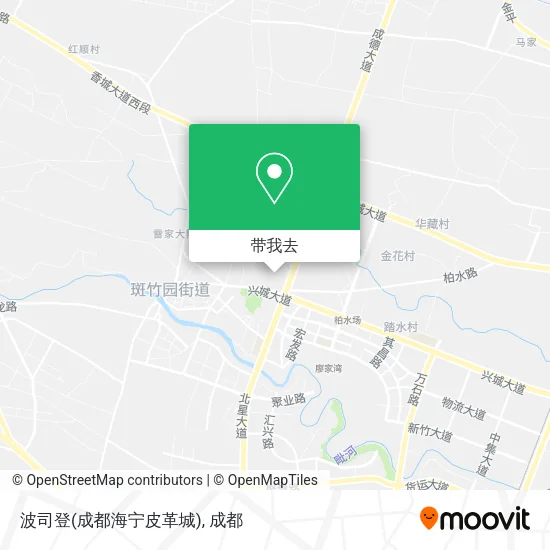 波司登(成都海宁皮革城)地图