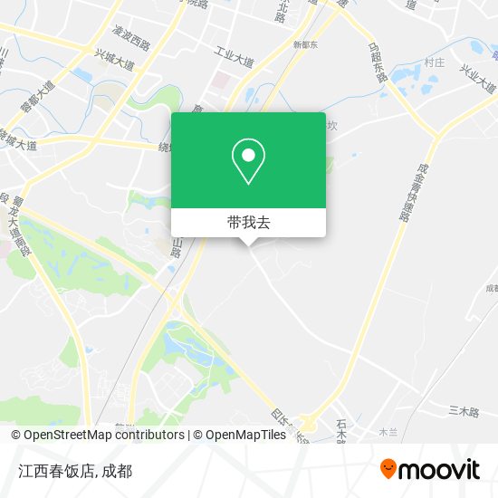 江西春饭店地图