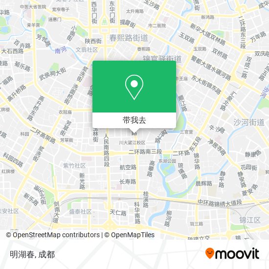 明湖春地图