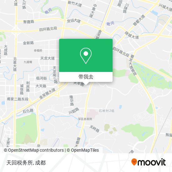 天回税务所地图