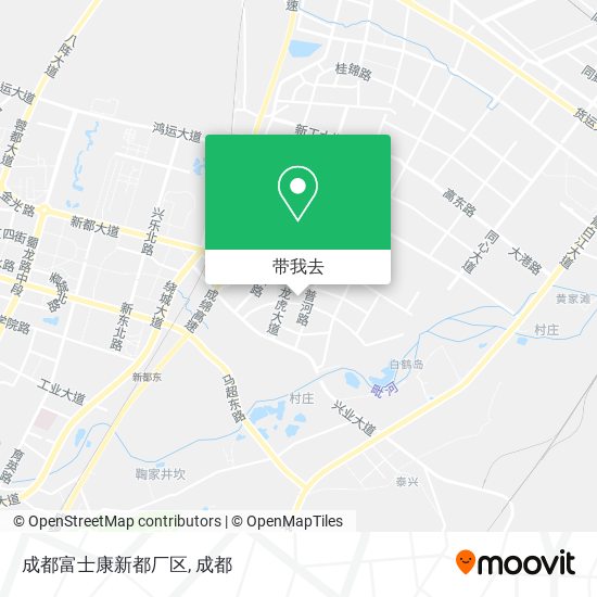 成都富士康新都厂区地图