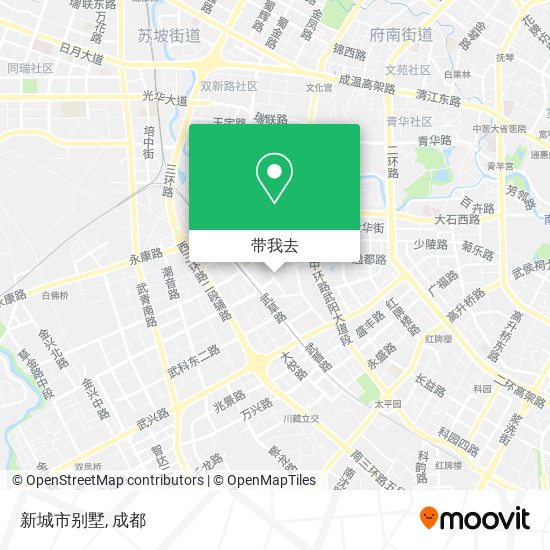 新城市别墅地图