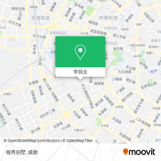 领秀别墅地图