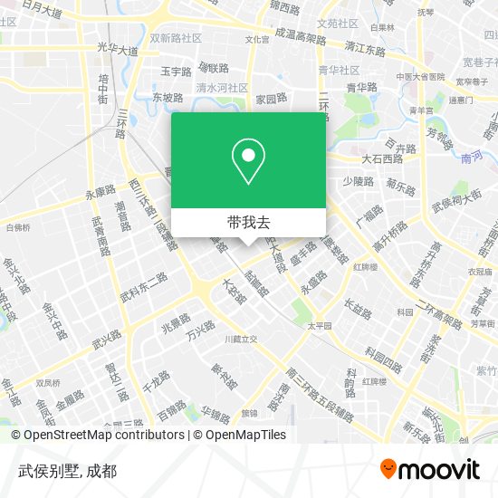 武侯别墅地图