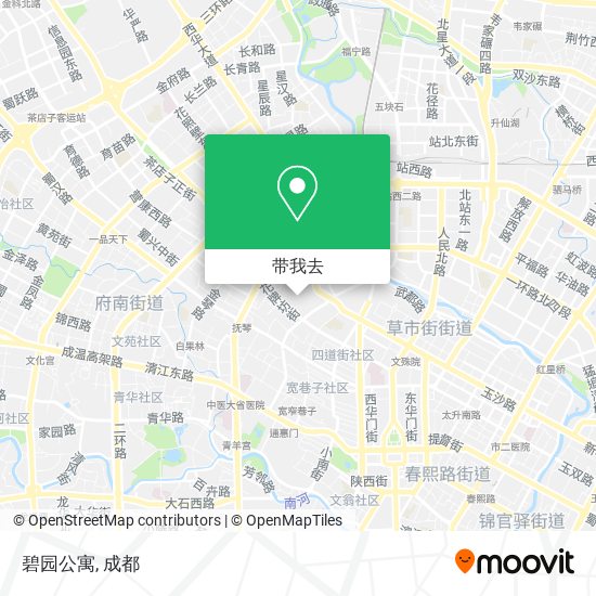碧园公寓地图