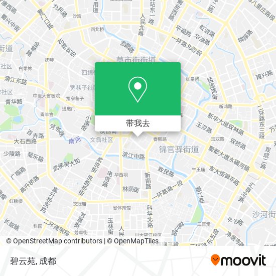 碧云苑地图