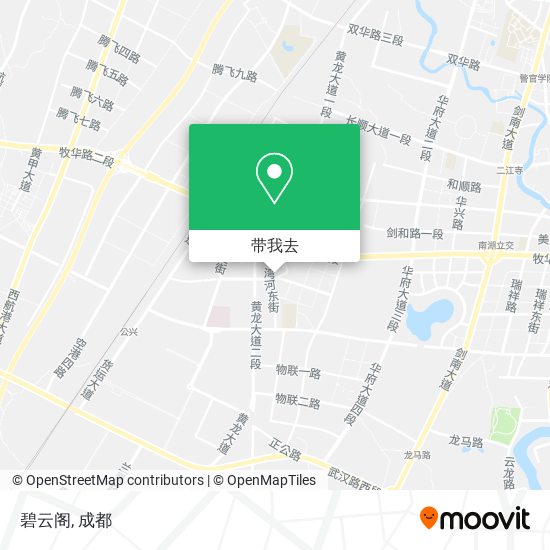 碧云阁地图