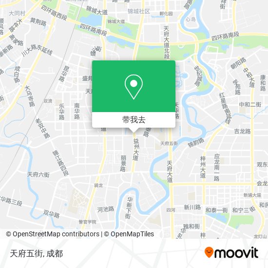 天府五街地图